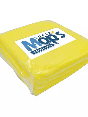 Paño de microfibra color amarillo..