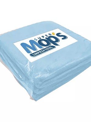 Paño de microfibra color azul..