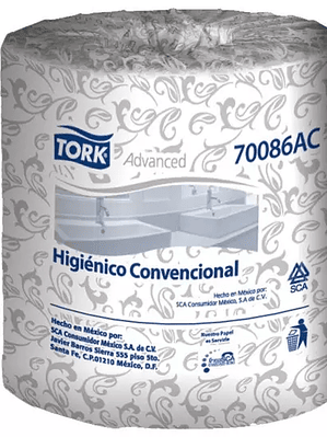 Papel Higiénico blanco Tork, colchon c/