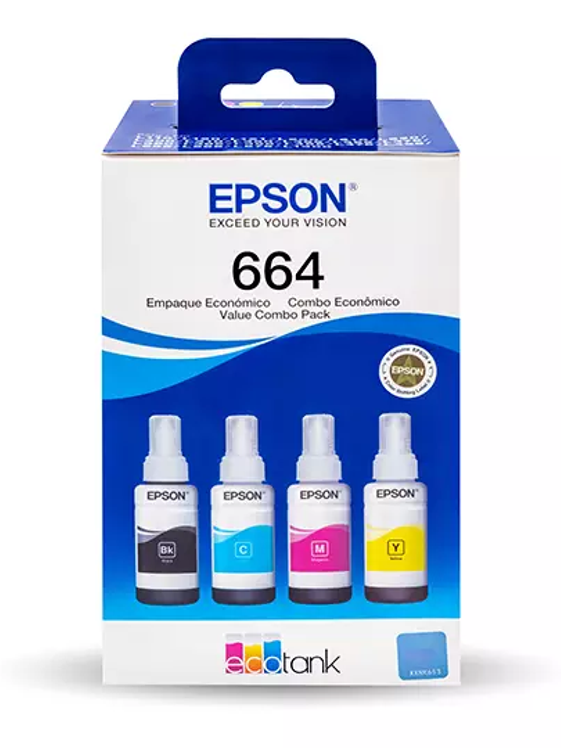 Kit tintas de color Epson T664 4 pzas 1