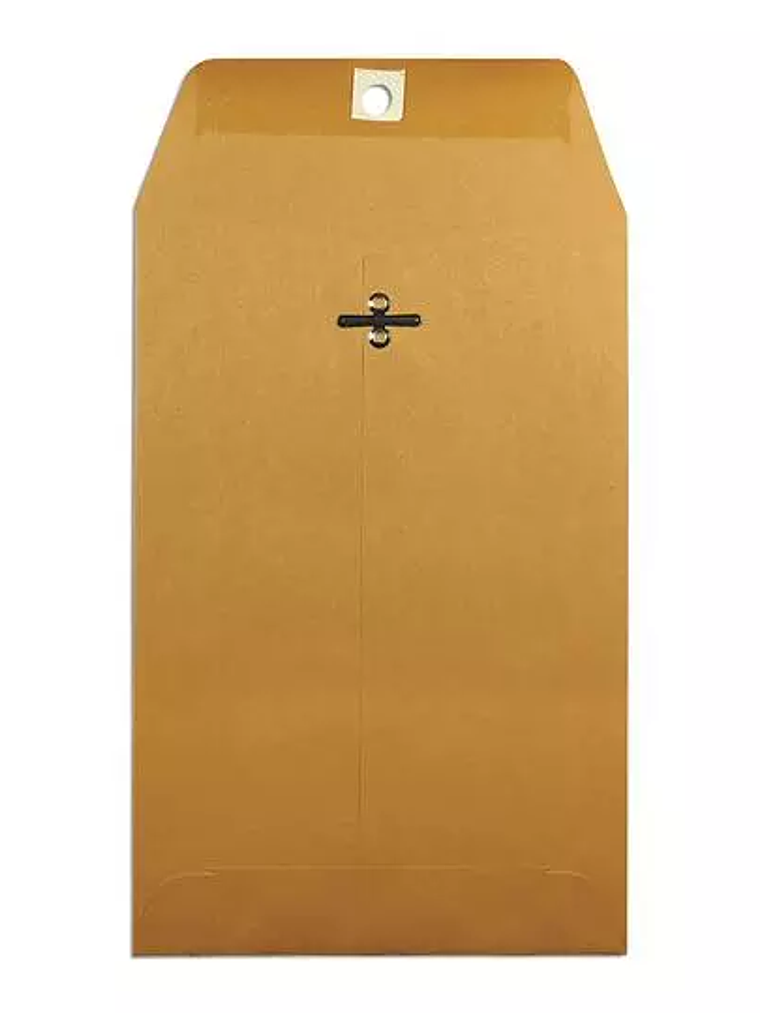 Sobre kraft con broche engomado Ampad es 1