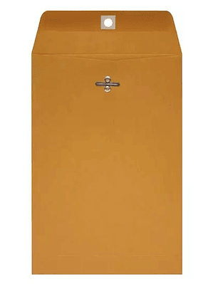 Sobre kraft con broche engomado Ampad ca