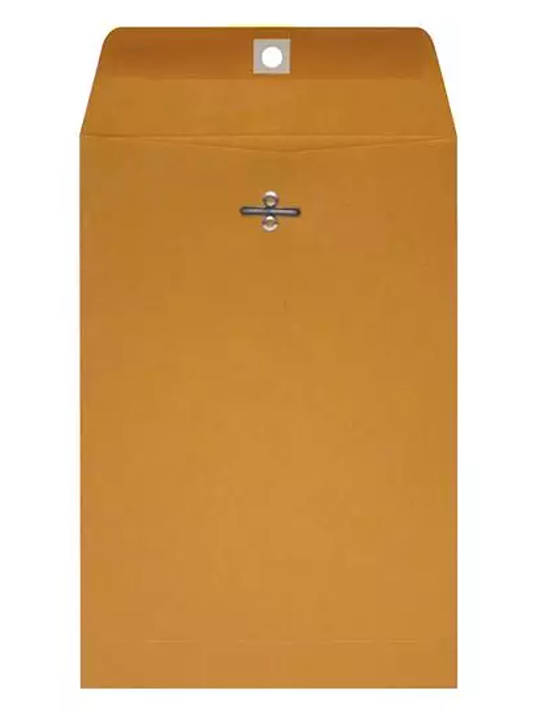 Sobre kraft con broche engomado Ampad ca 1