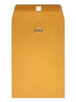 Sobre kraft con broche engomado Ampad ca