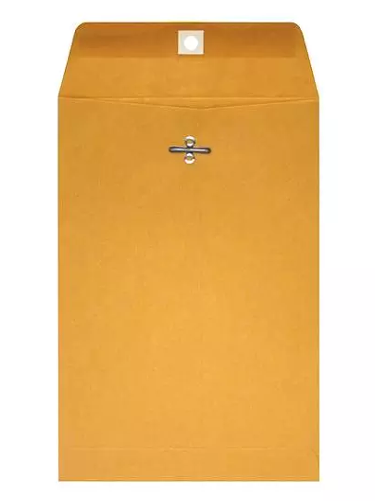 Sobre kraft con broche engomado Ampad ca 1