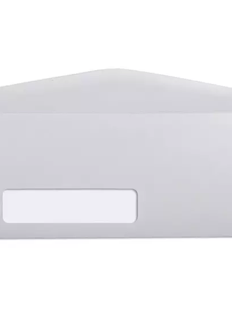 Sobre con ventana engomado Ampad color b 1