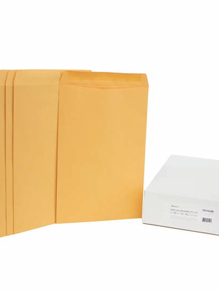 Sobre kraft engomado Ampad oficio caja c 1