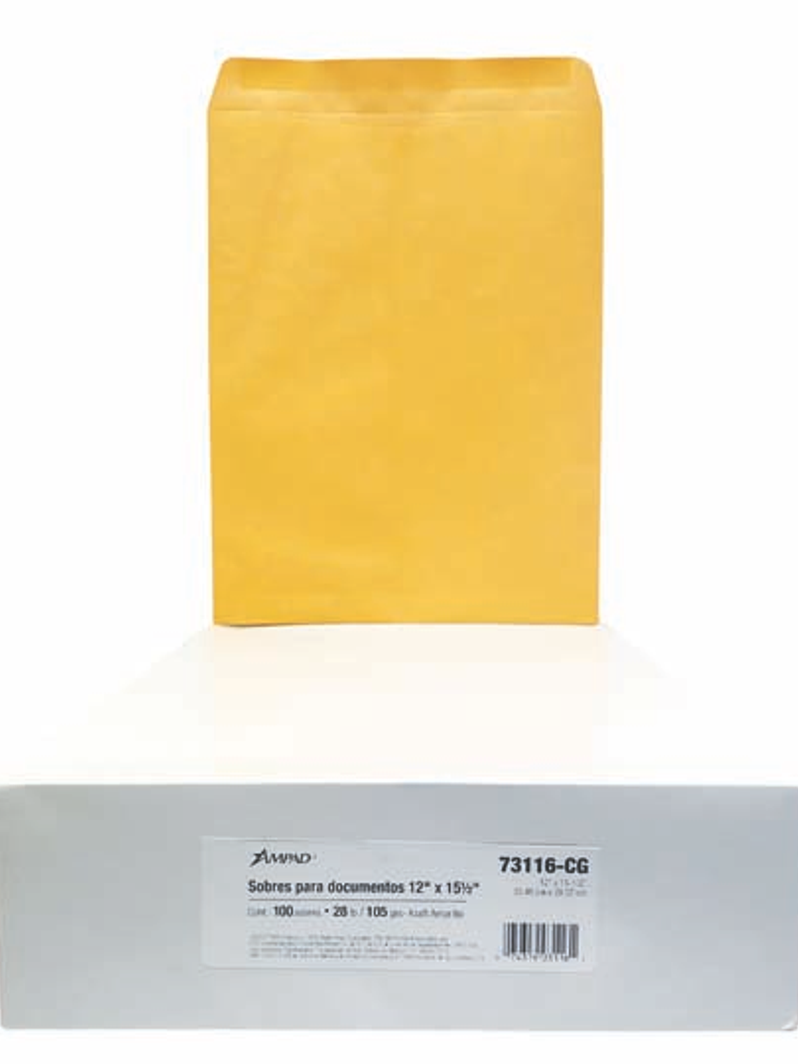 Sobre kraft engomado Ampad ministro caja 1