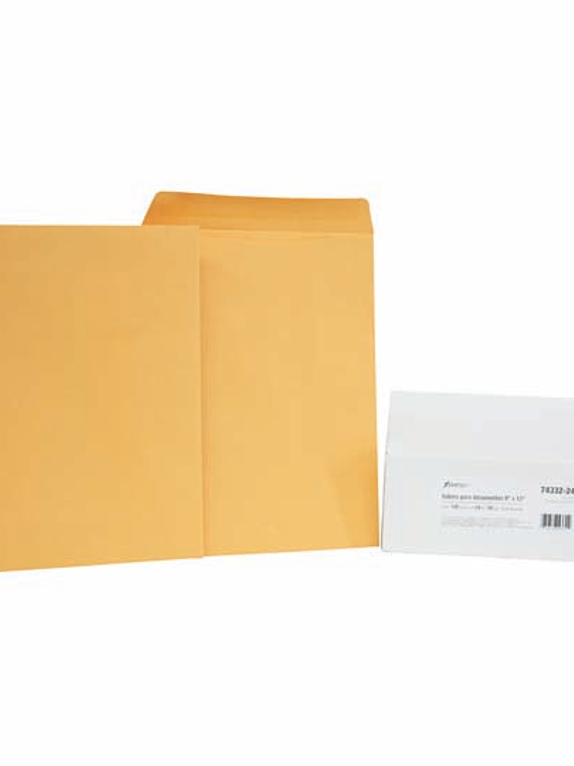 Sobre kraft engomado Ampad carta caja co 1