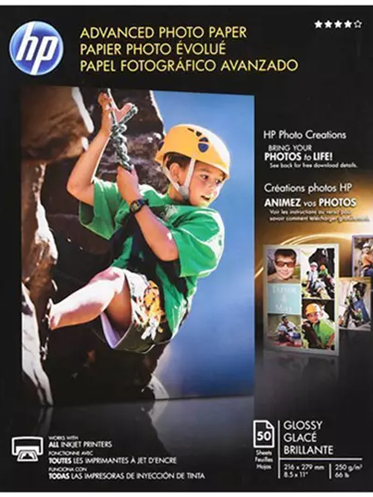 HP Papel fotográfico avanzado. 1