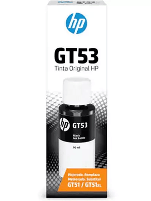 HP gt53 black original ink bottle