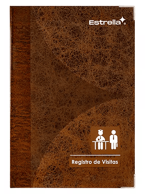 Libro de registro de visitas estrella