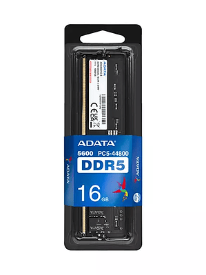 Memoria RAM Adata DDR5, 5600MHz, 16GB.