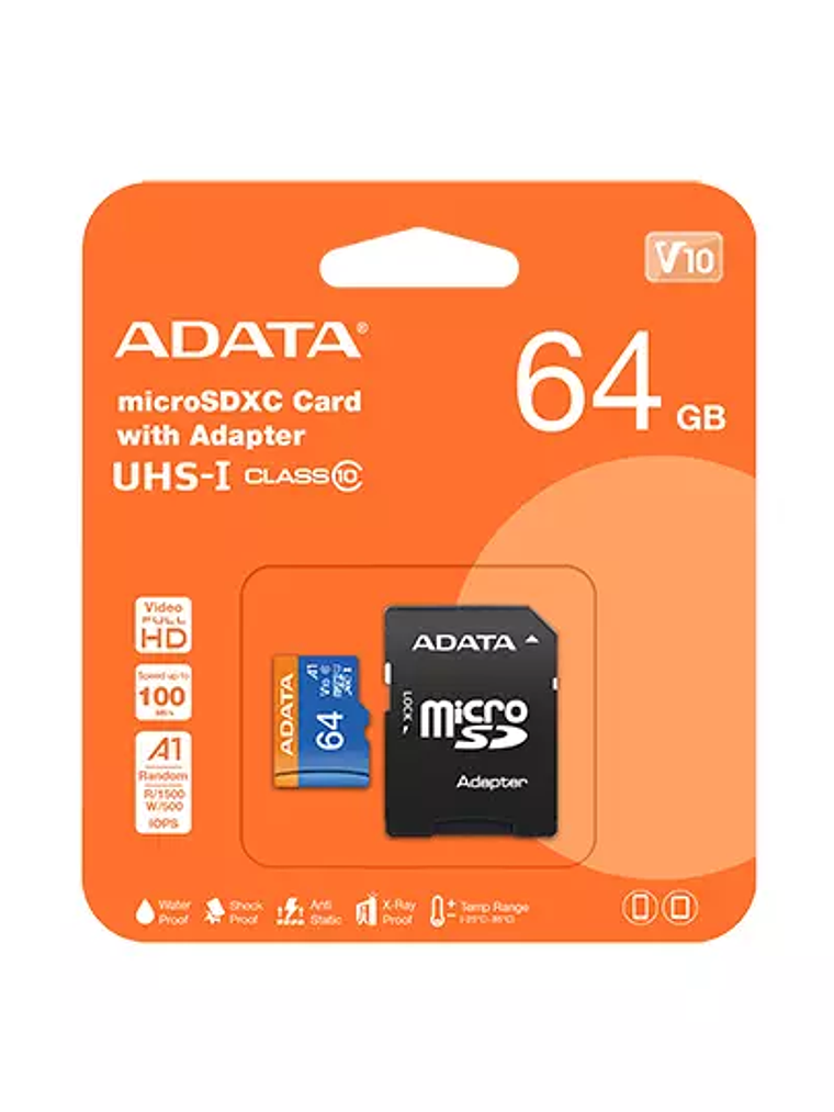 Memoria Flash Adata Premier, 64GB MicroS 1
