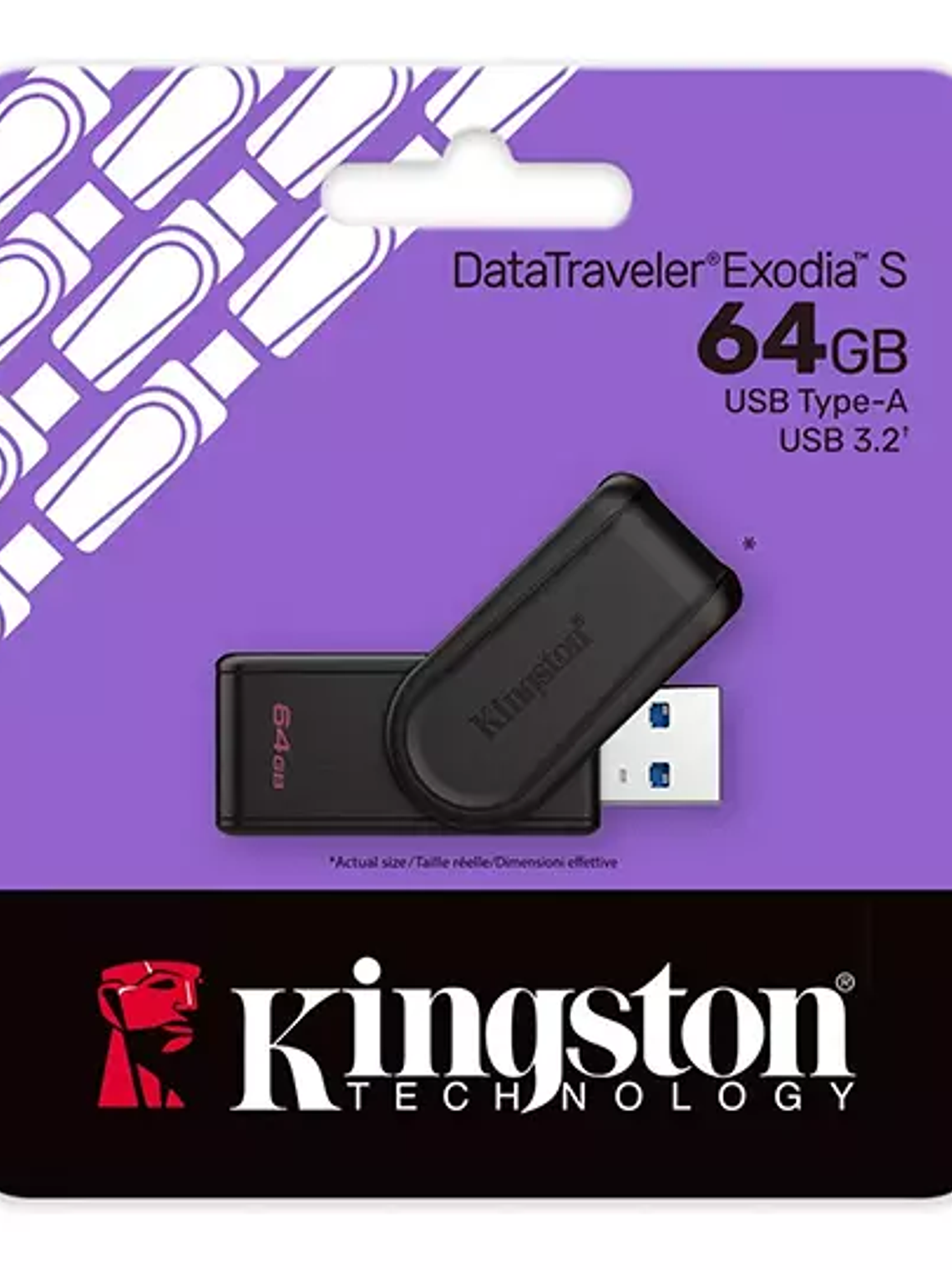 Kingston usb 64 GB data traveler exodia 1