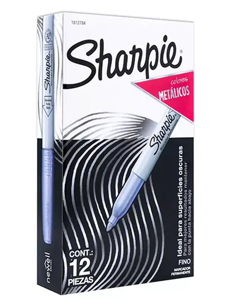Marcador permanente Sharpie fino color p 1