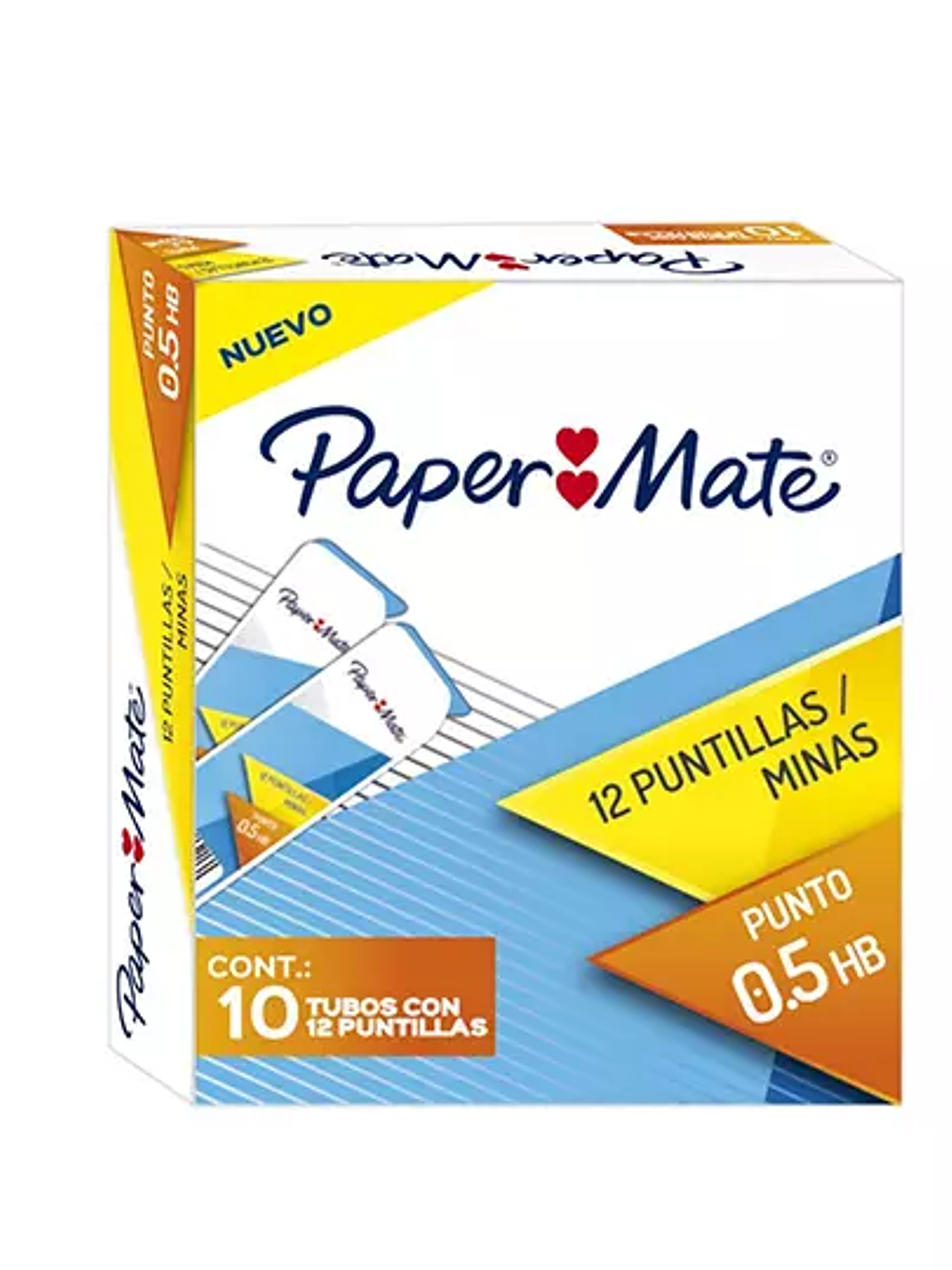Puntillas de grafito Paper mate 0.5 mm c 1