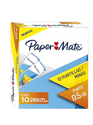 Puntillas de grafito Paper mate 0.5 mm c