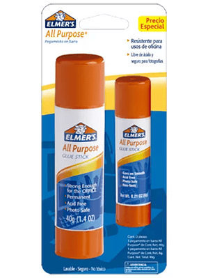 Lápiz adhesivo Elmers 40 gr + 1 barra de