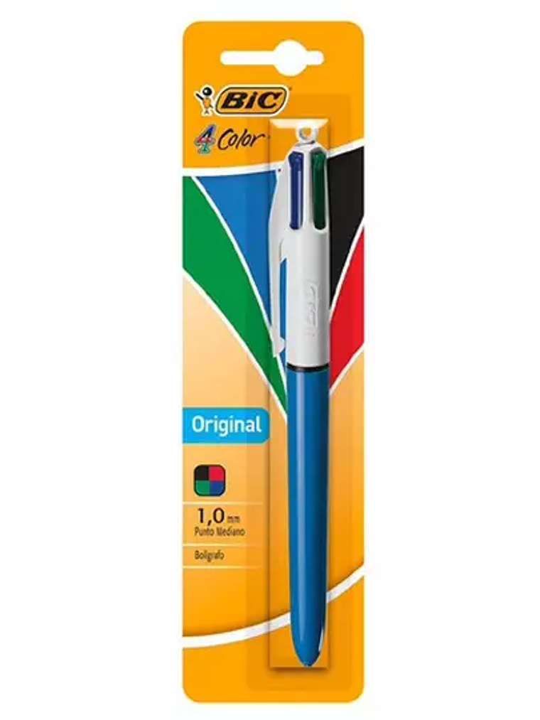 Bolígrafo 4 colores básicos BIC original 1