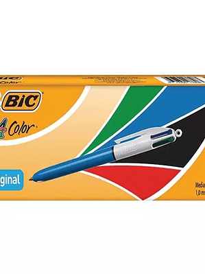 Bolígrafo 4 colores básicos BIC original