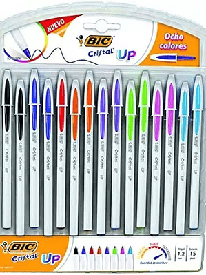 Bolígrafo BIC Cristal Up surtido punto g