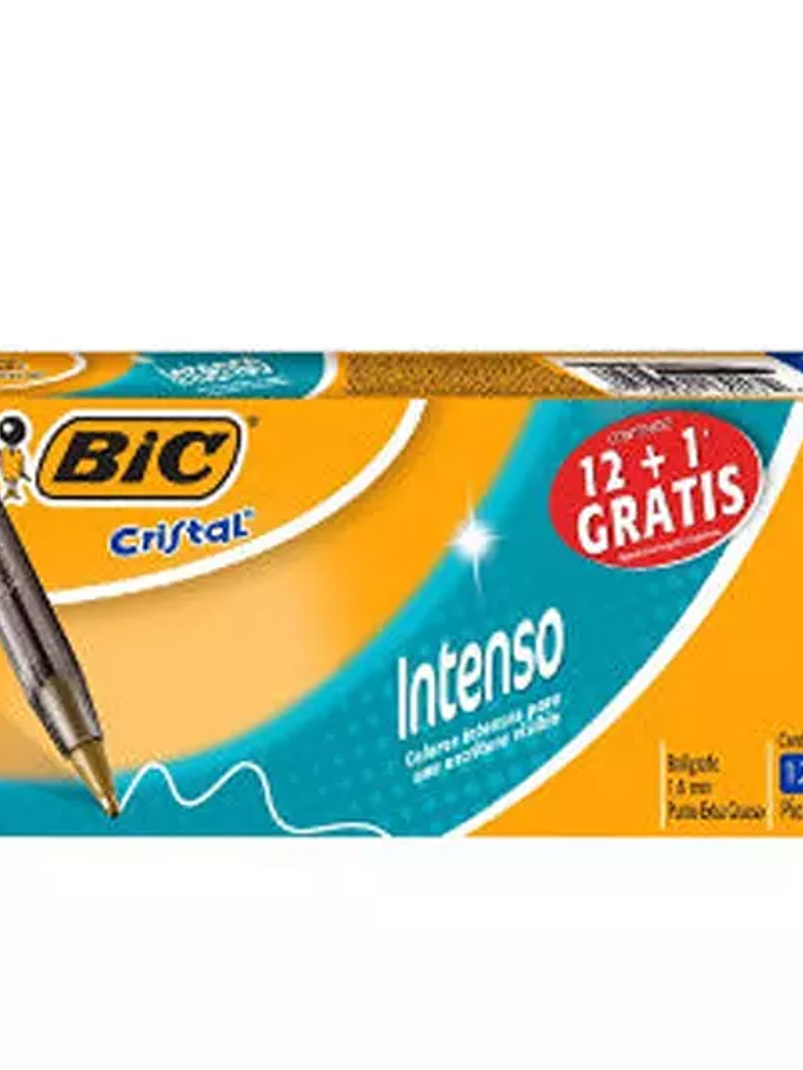Bolígrafo BIC Cristal azul punto extra g 1