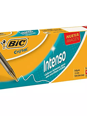 Bolígrafo BIC Cristal rojo punto extra g