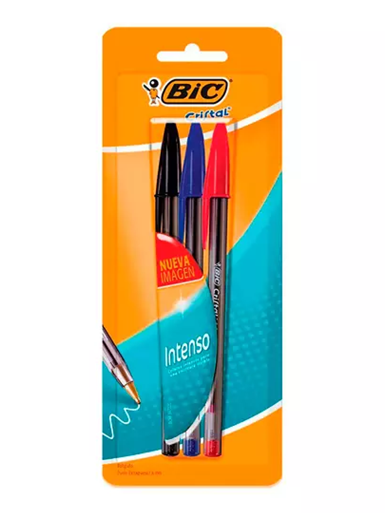 Bolígrafo BIC Cristal surtido punto extr 1