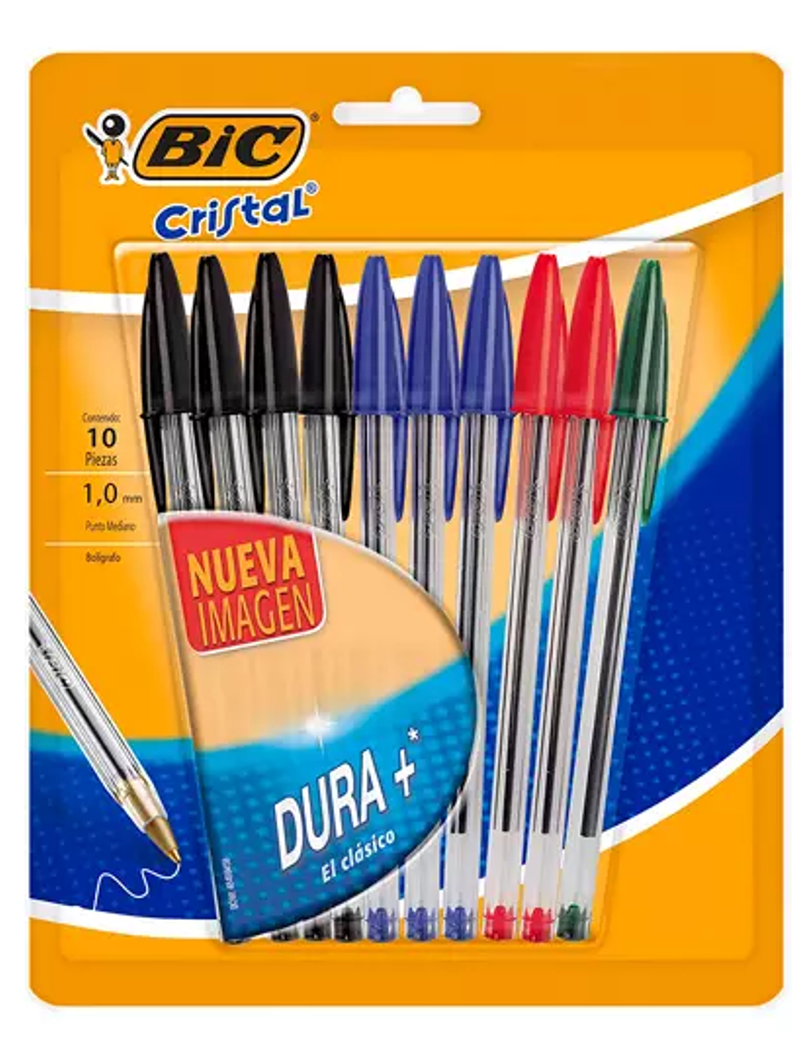 Bolígrafo BIC surtido punto mediano 1.0 1