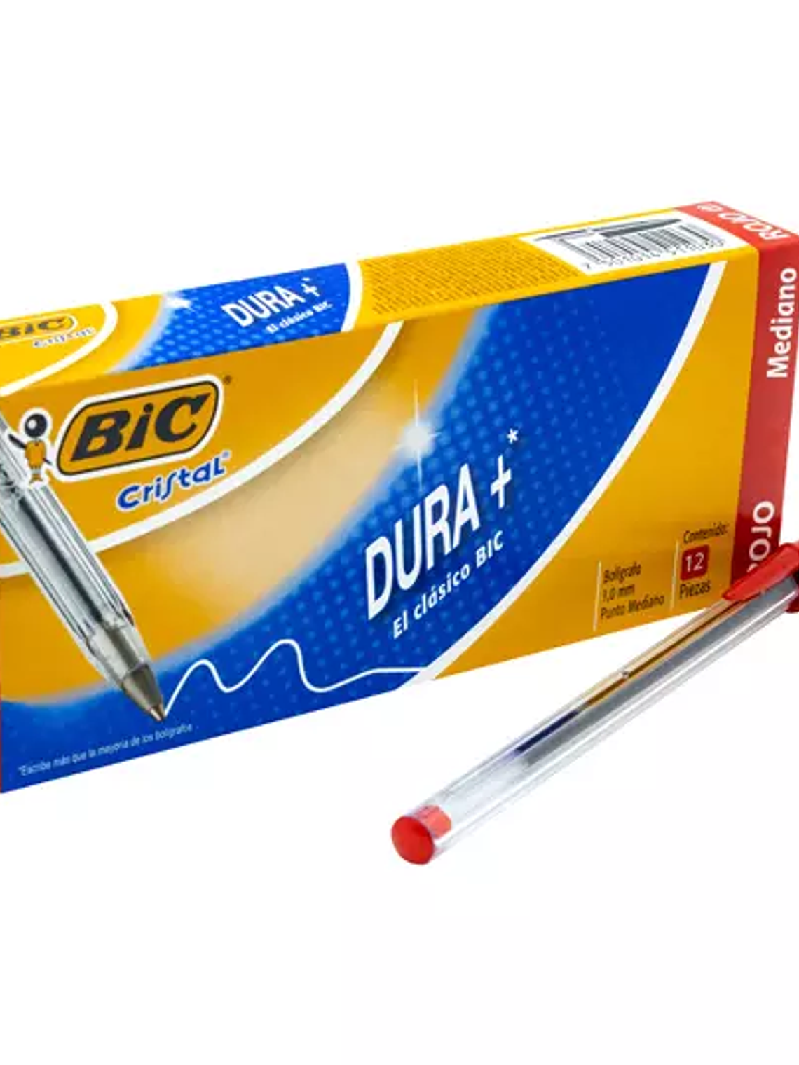 Bolígrafo BIC rojo punto mediano 1.0 mm 1
