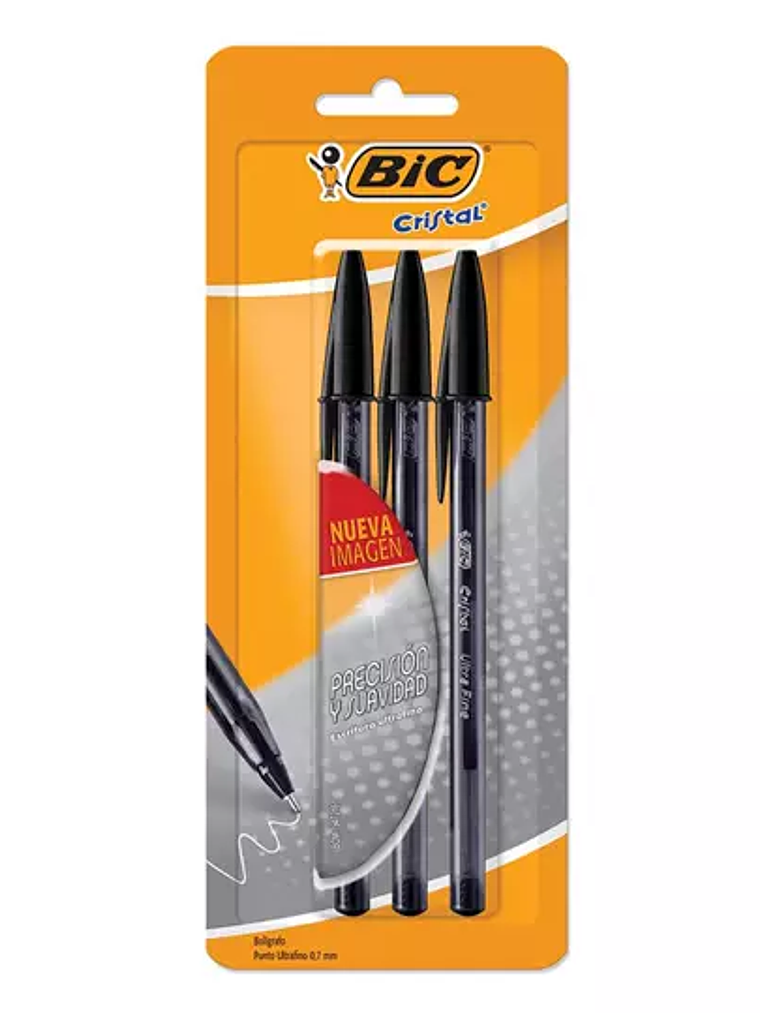 Bolígrafo BIC cristal diamante punto ult 1