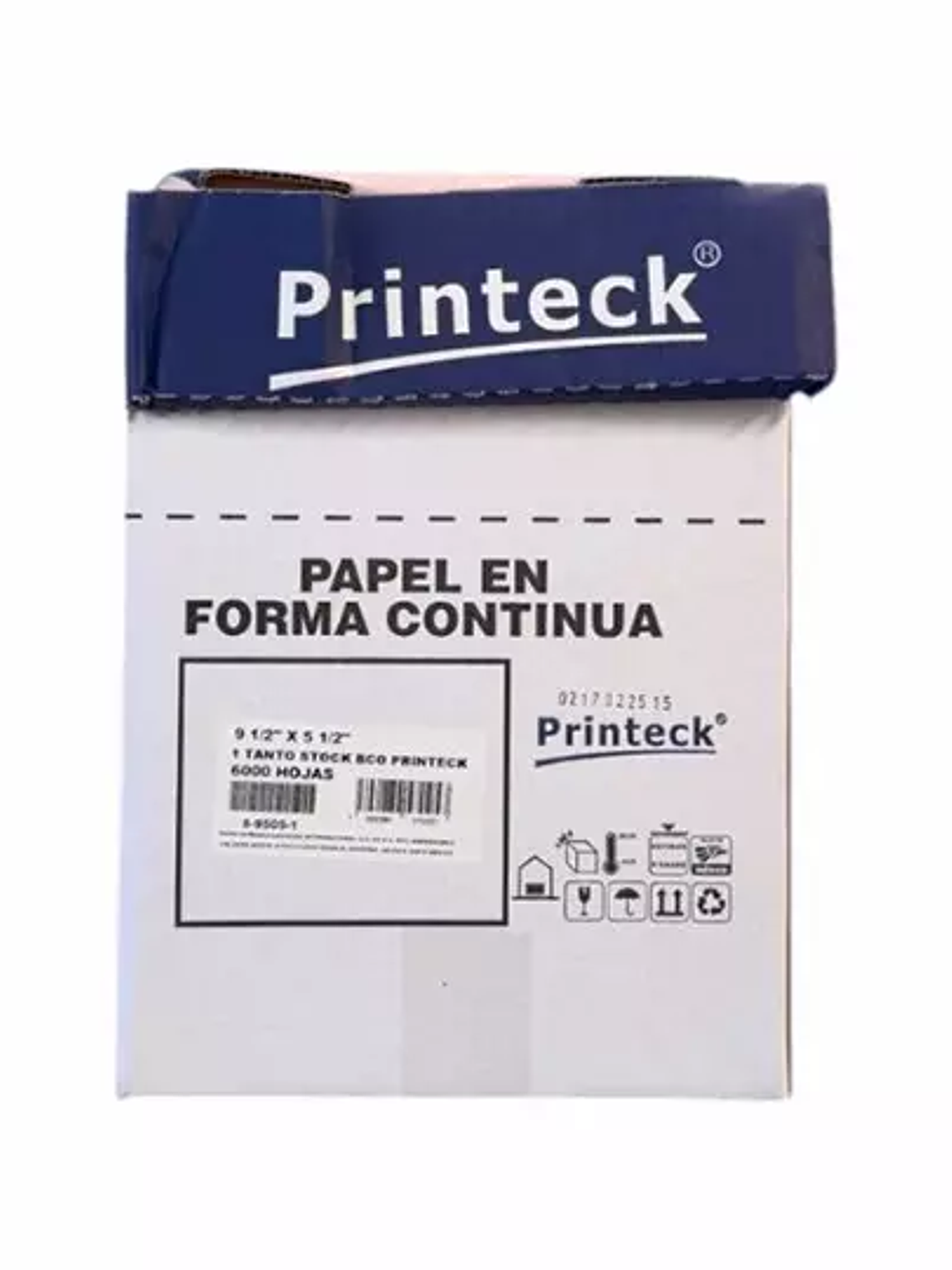 Caja de papel stock Printeck de 9.5
