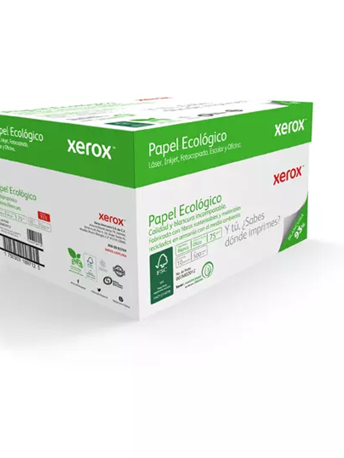 Caja de papel bond Ecológico XEROX tamañ 1