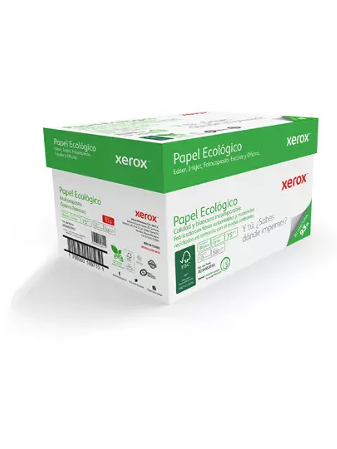 Caja de papel bond Ecologico Xerox tamañ 1