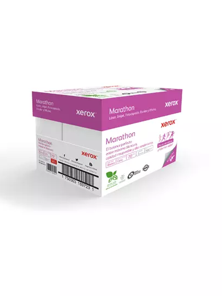 Caja de papel bond Marathon Xerox Pony t 1
