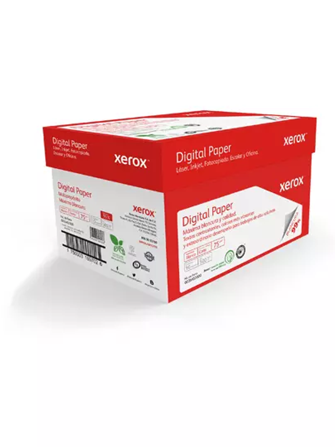 Caja de papel bond Rojo Xerox tamaño car 1