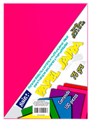 Paquete de hojas de color saira tamaño c