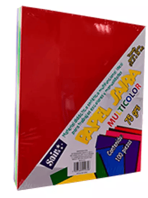 Paquete de hoja de color saira tamaño ca