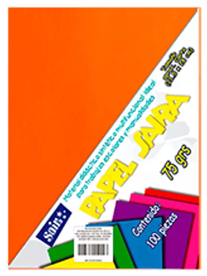 Paquete de hojas de color saira tamaño c