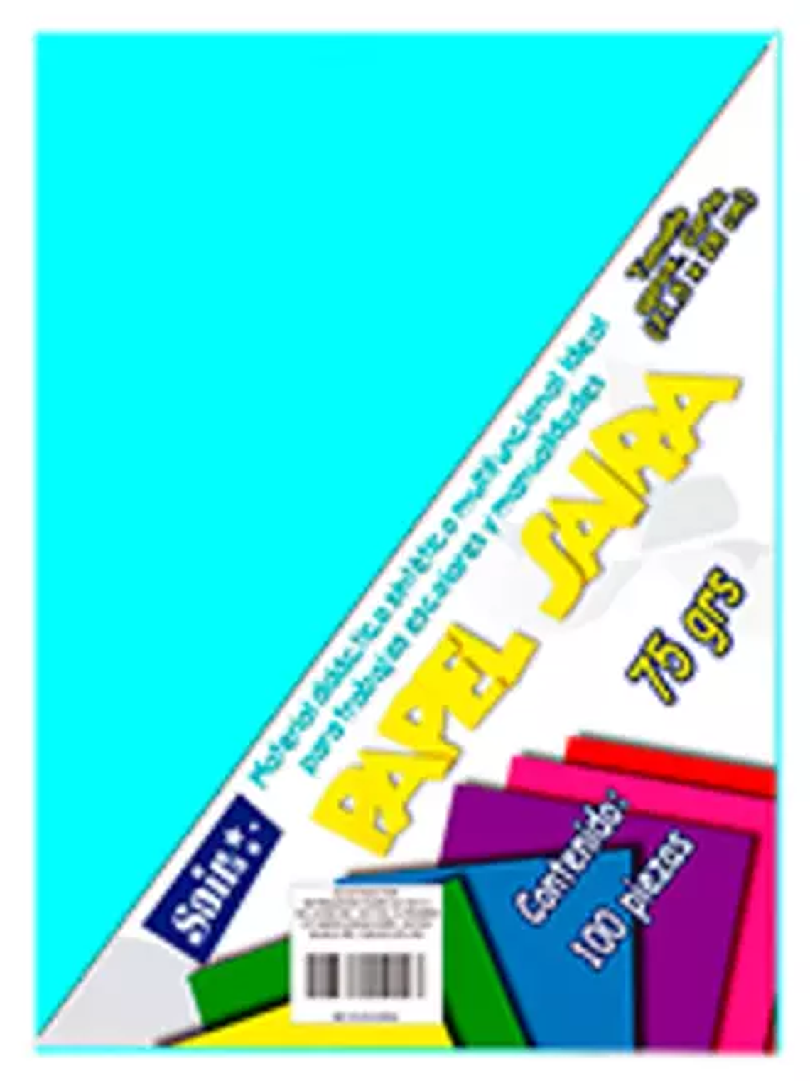 Paquete de hojas de color saira tamaño c 1