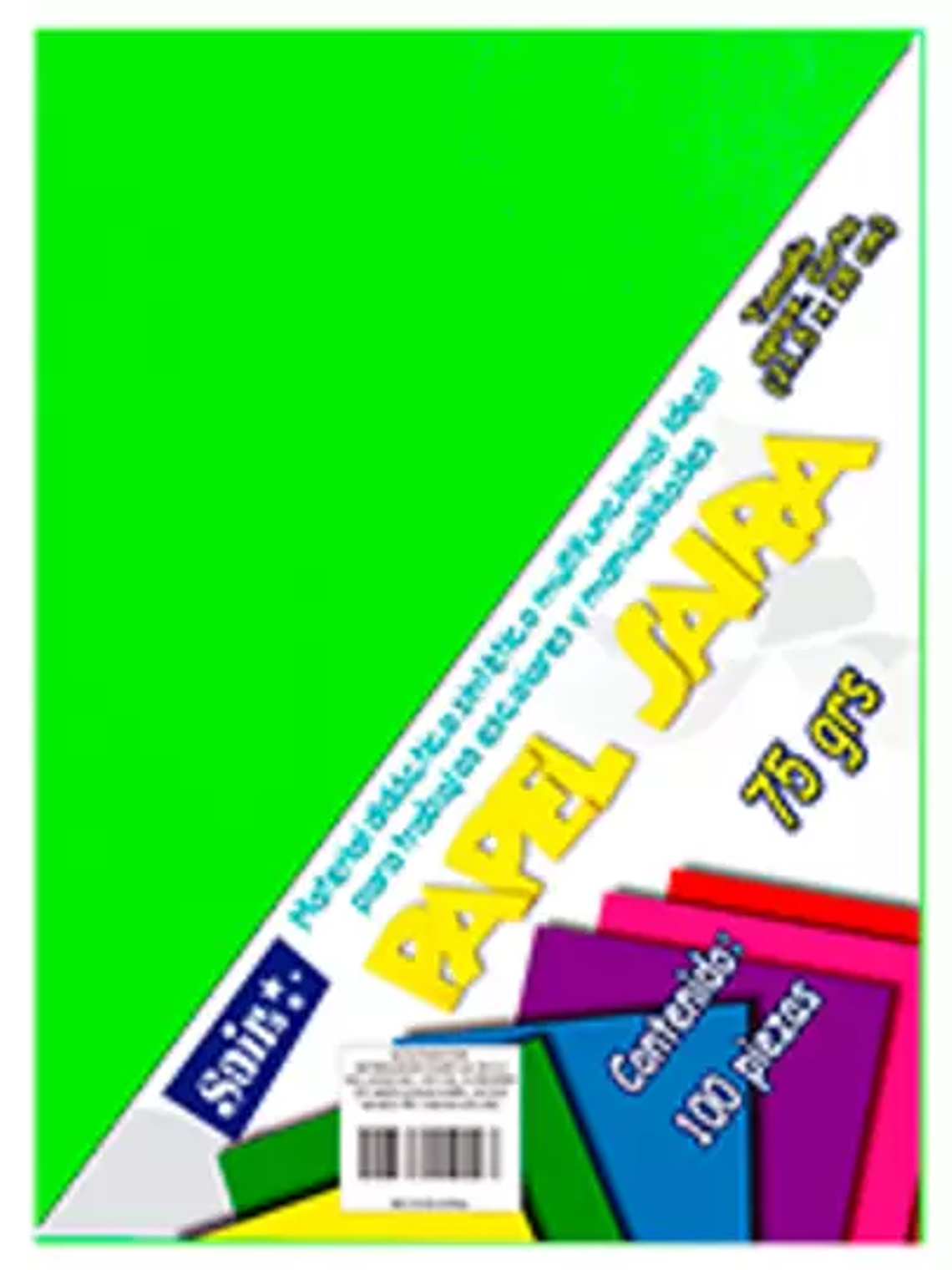 Paquete de hojas de color saira tamaño c 1