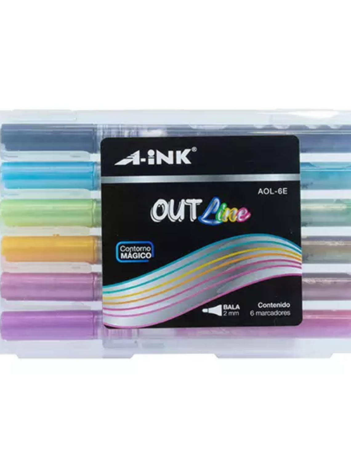 Marcadores Out Line A-ink contorno mágic 1