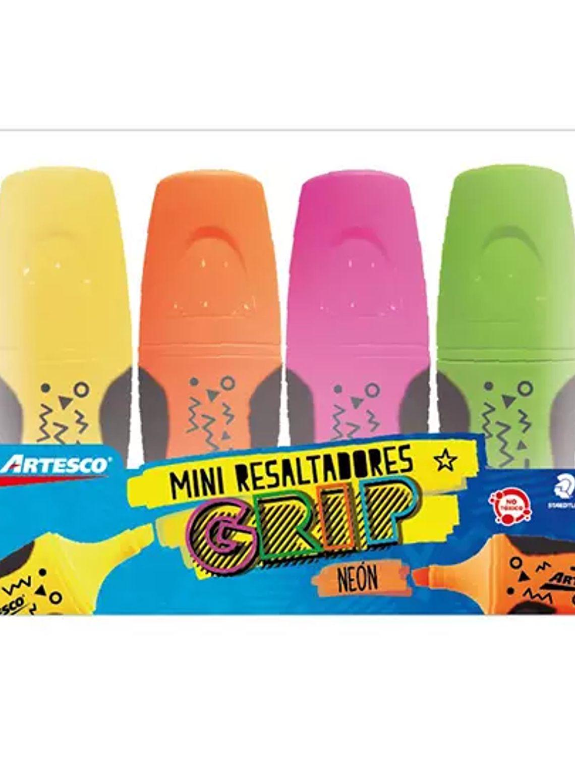 Resaltador de texto mini Artesco colores 1