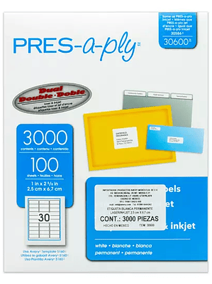 Etiqueta tecnología laser/inkjet AVERY c