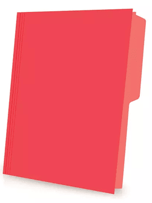 Folder de color Pendaflex carta color ro