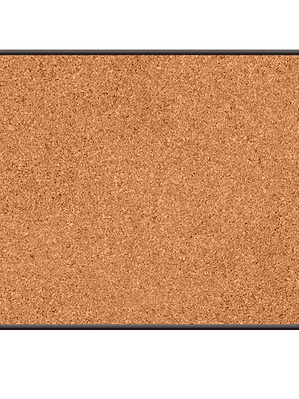 Pizarrón corcho GBC  marco de plástico l