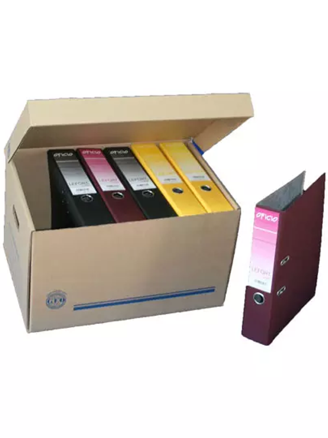 Caja de archivo GEO kraft para registrad 1