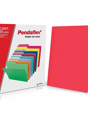 Folder de color Pendaflex carta color ro