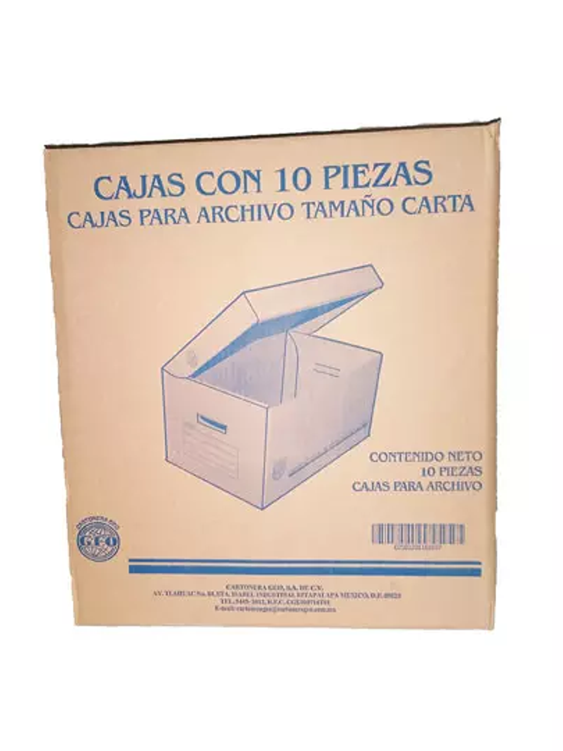 Caja de archivo GEO kraft carta empaque 1
